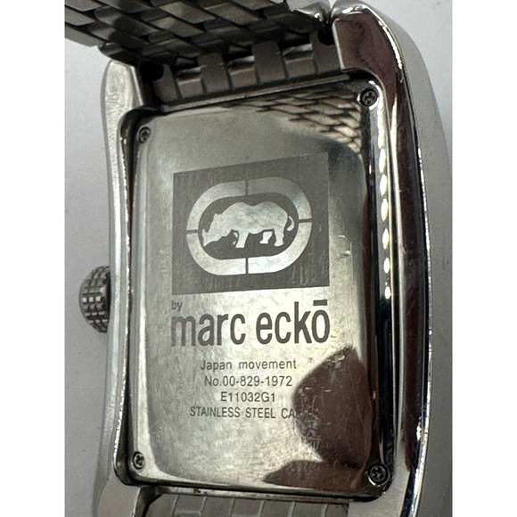 Marc Ecko E11032G1 Mens The Rhino Watch 39MM 8" New Battery Stainless Steel V - Picture 8 of 8